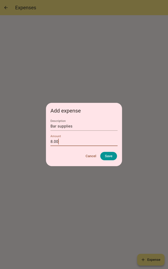 Add expense